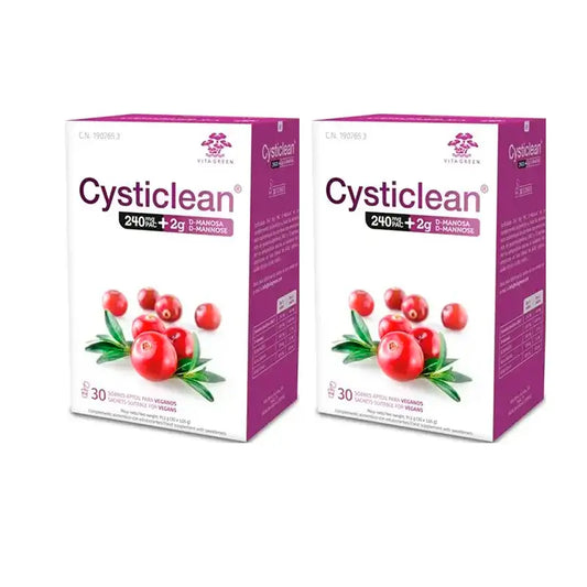 Cysticlean D-Manosa 480 Mg Pac, 2x30 unidades