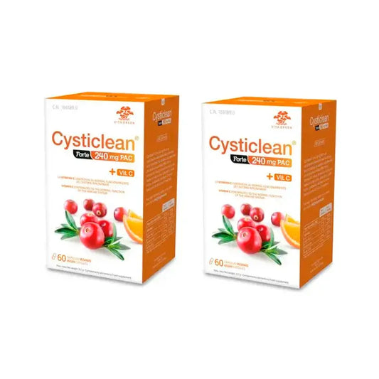 Cysticlean Forte 240 Mg Pac, Pack 2 x 60 cápsulas