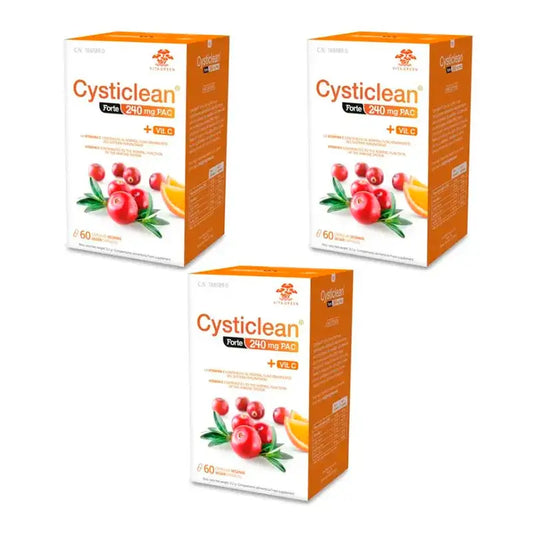 Cysticlean Forte 240 Mg Pac Pack 3 x 60 cápsulas