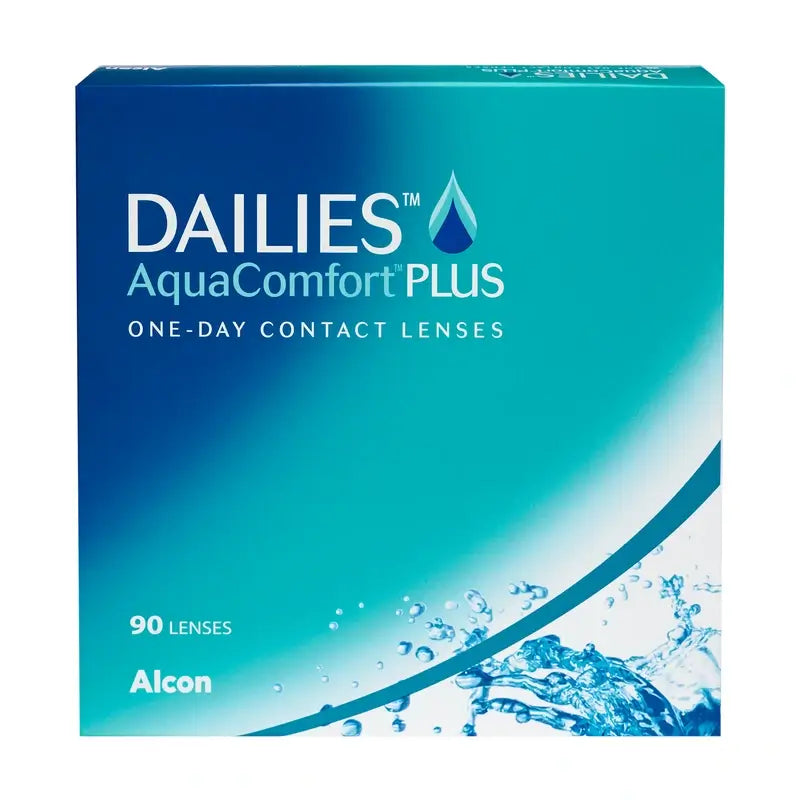 Dailies AquaComfort Plus  Lentillas Esféricas Diarias , 90 unidades