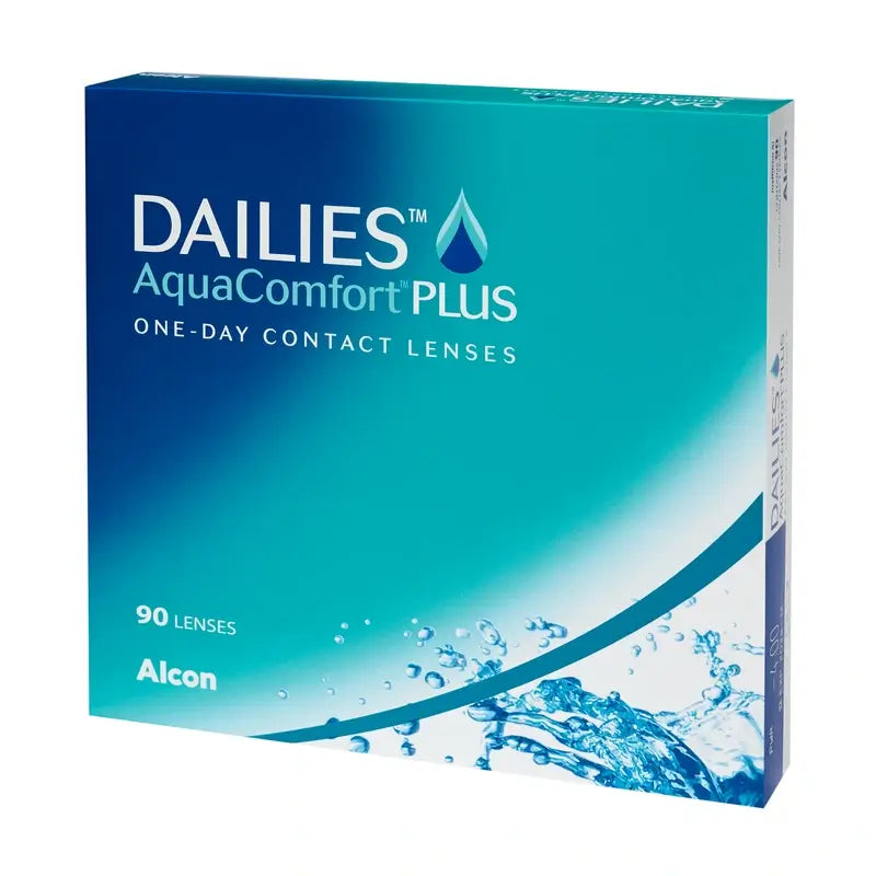 Dailies AquaComfort Plus  Lentillas Esféricas Diarias , 90 unidades