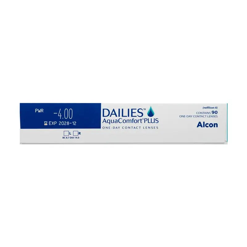 Dailies AquaComfort Plus  Lentillas Esféricas Diarias , 90 unidades