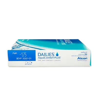 Dailies Aquacomfort Plus  Lentillas Esféricas Diarias , 90 unidades - +0.75,8.7,14.0