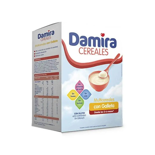 Damira Multicereales con Galleta, 600 gr