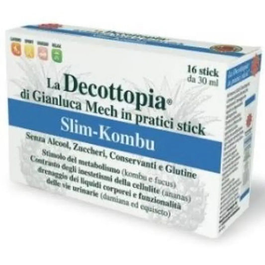 Decottopia Slim Kombu Con Stevia 16Sticks