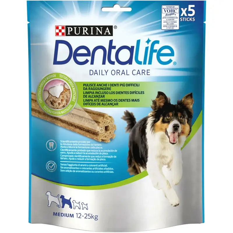 Dentalife Canine Medium 6X115Gr, snack para perros