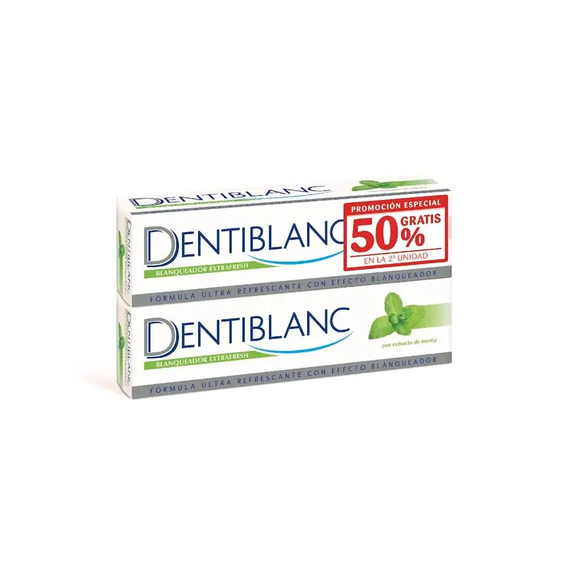 Dentiblanc Duplo Blanqueador Extrafresh 2X100 ml