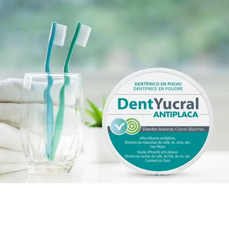 Dentyucral Dentífrico En Polvo Antiplaca 50 Gr 