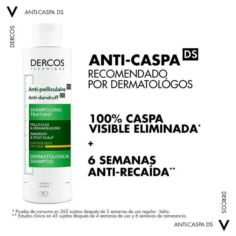 Vichy Dercos Technique Champú Anticaspa Seca 200 ml