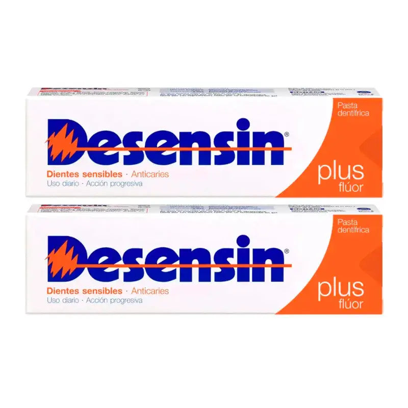 Desensin Duplo Dientes Sensibles Pasta Dental Anticaries, 2 x 125 Ml