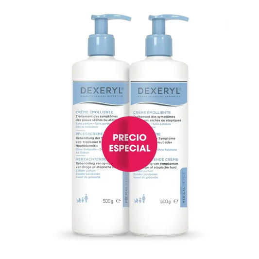 Dexeryl Kit Duo Crema Emoliente , 500 gr