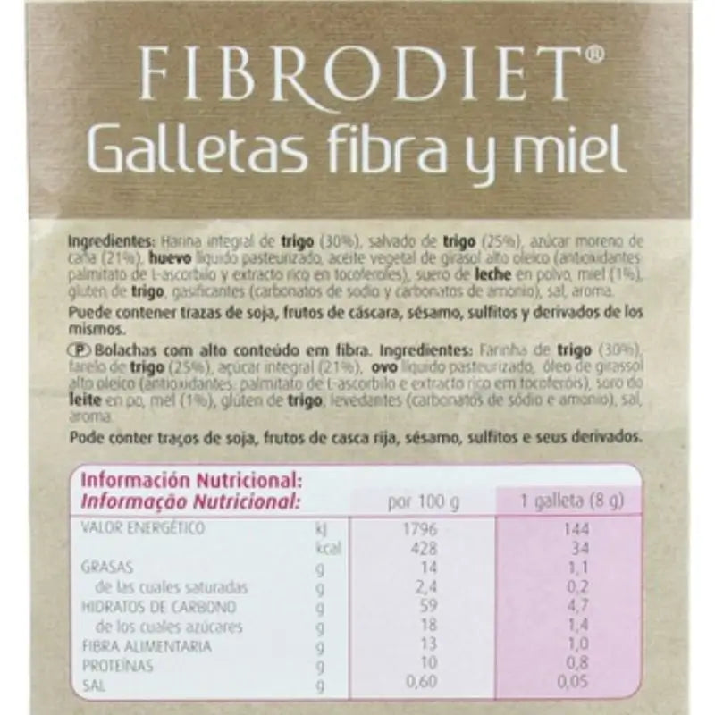 Dietisa (Dielisa) Galletas Fibrodiet 1Kg.