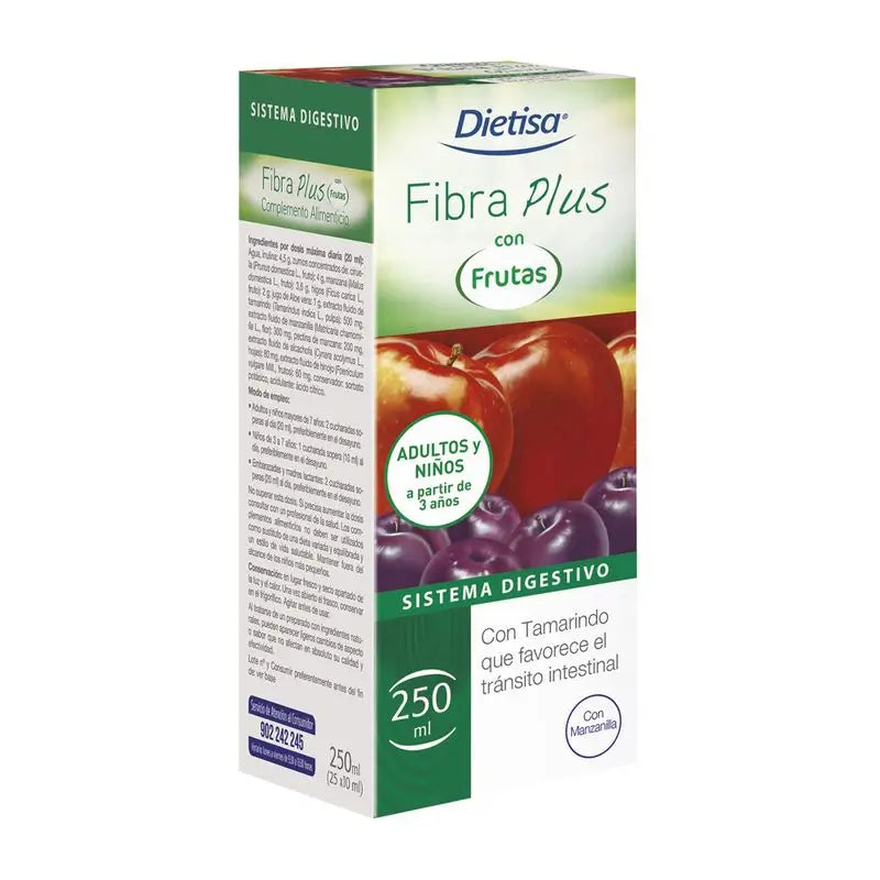 Dietisa Fibra Plus Con Frutas , 250 ml