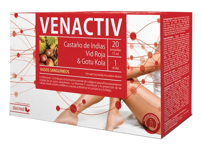 Dietmed Venactiv, 20 Ampollas