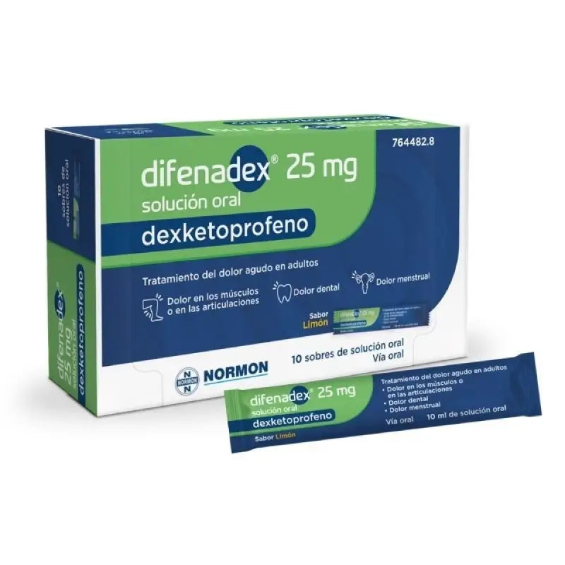 Difenadex 25 Mg 10 Sobres