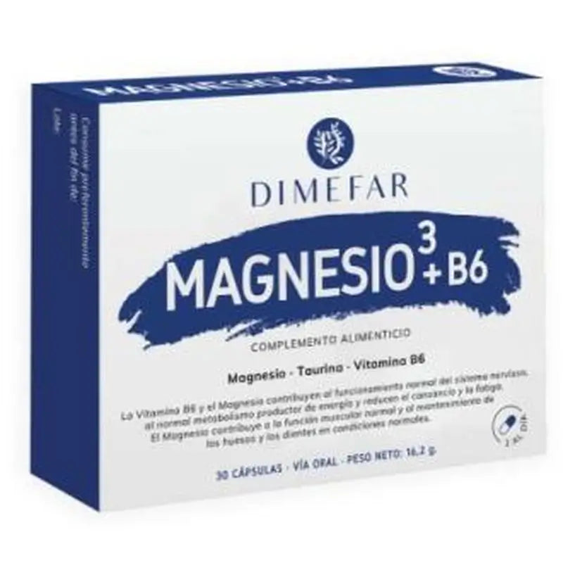 Dimefar Magnesio3+B6 30Cap.