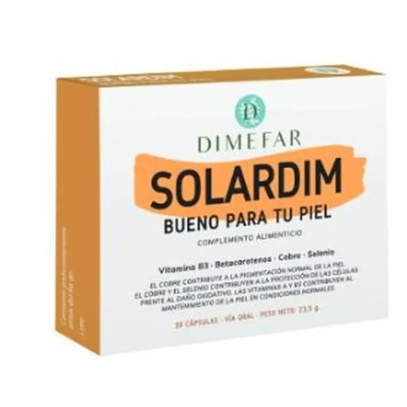 Dimefar Solardim Bueno Para Tu Piel 30Cap.