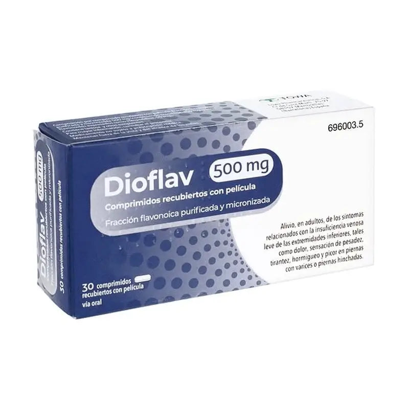 Dioflav 500 mg, 30 Comprimidos