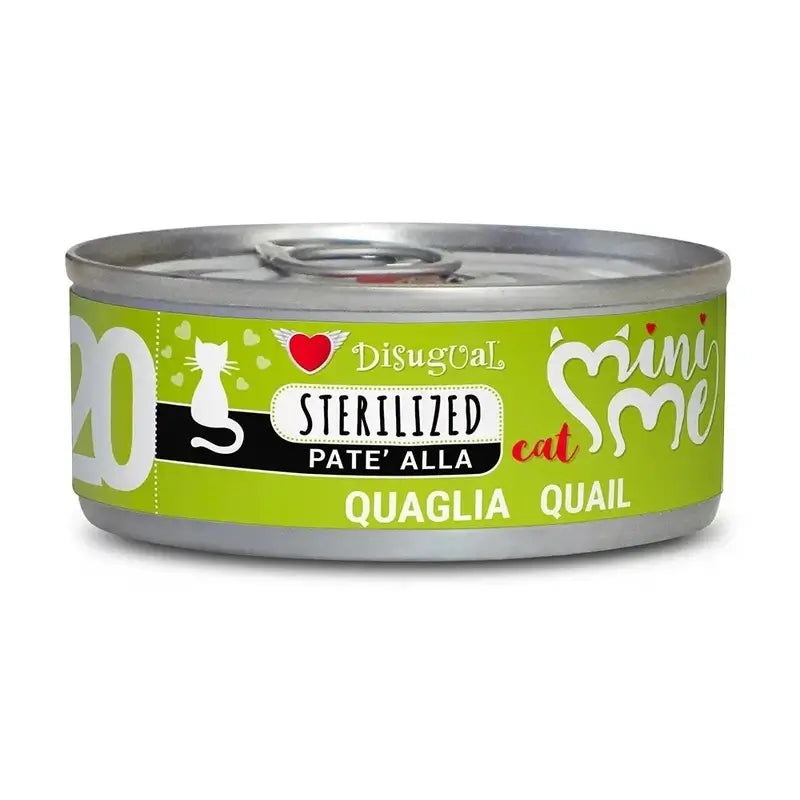 Disugual Mini-Me Cat Esterilizado Codorniz 12X85Gr