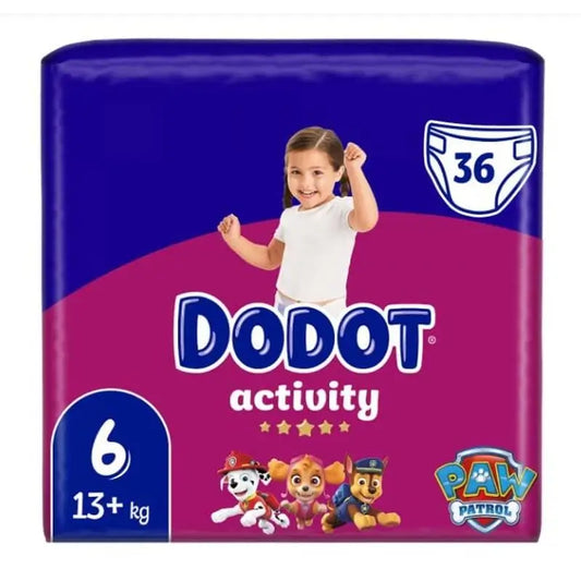 Dodot Activity Pañal Talla 6 - 36 Unidades