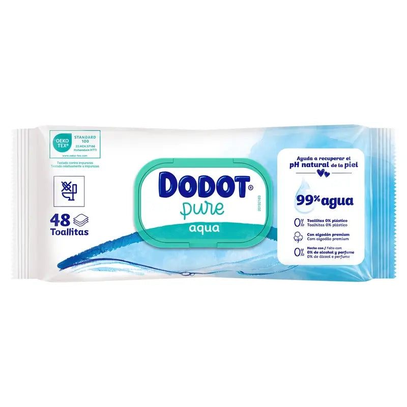 Dodot Toallitas Cuidado Total Aqua 48 Toallitas