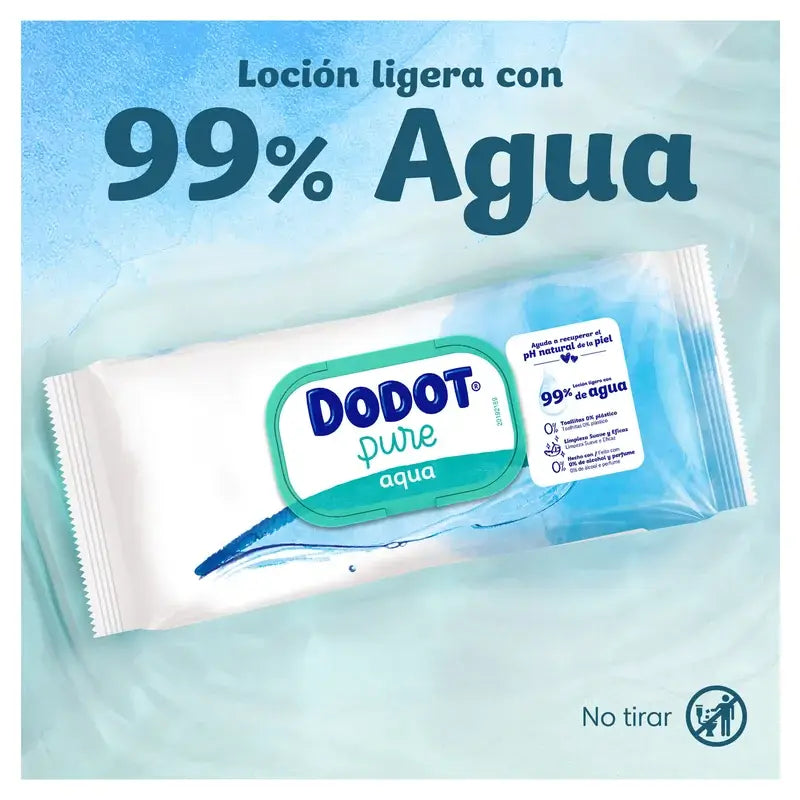 Dodot Toallitas Cuidado Total Aqua 48 Toallitas