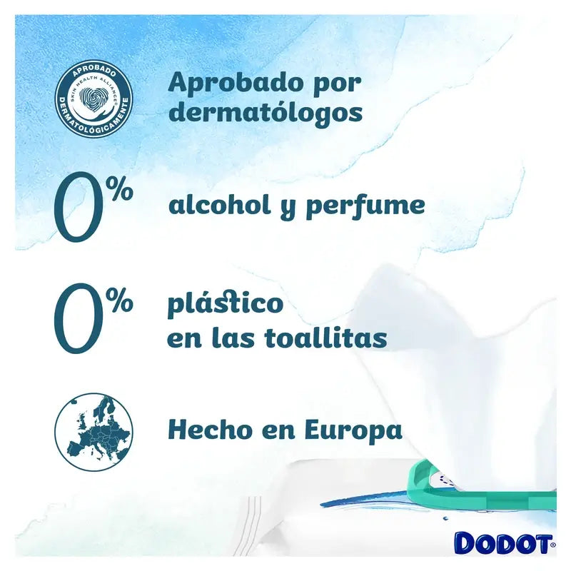 Dodot Toallitas Cuidado Total Aqua 48 Toallitas