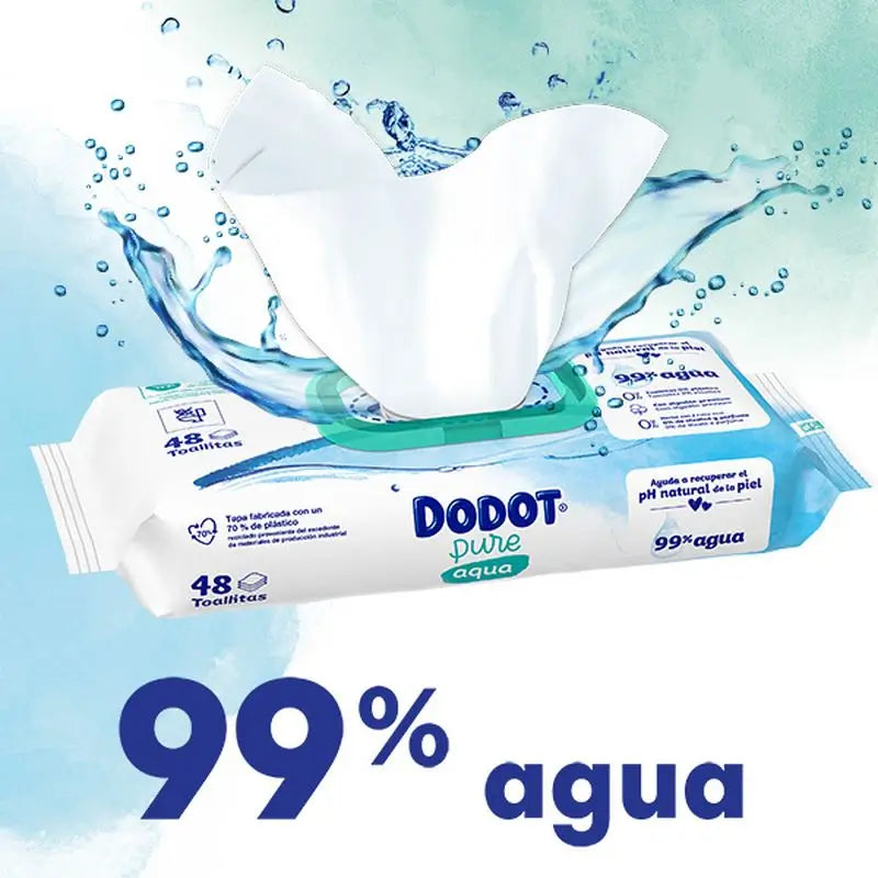 Dodot Toallitas Pure Aqua Para Bebé, 432 toallitas