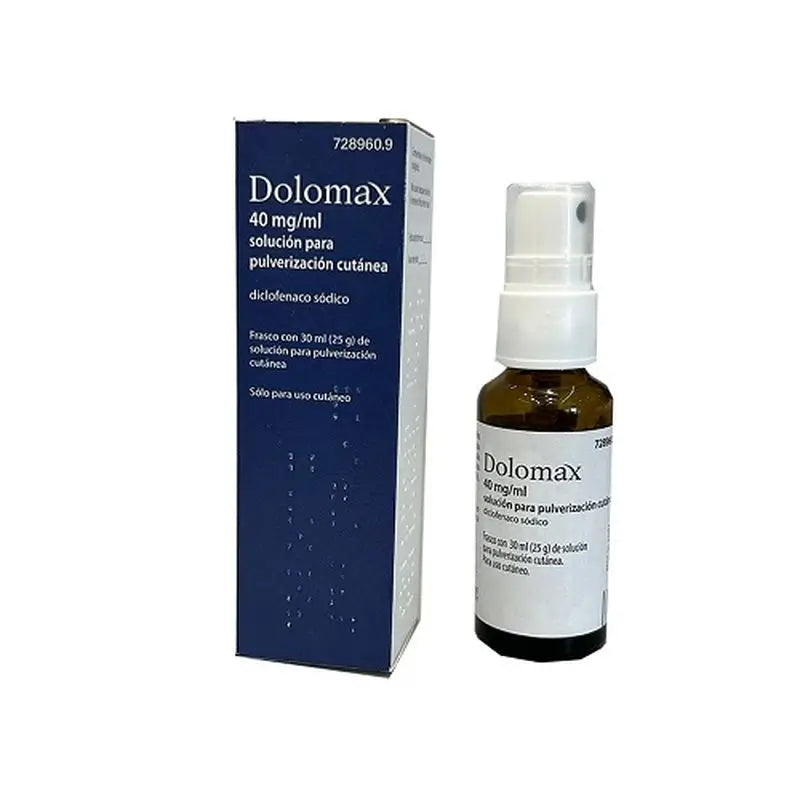 Dolomax 40 Mg/Ml Solución Para Pulverización Cutánea, 1 frasco 30 ml