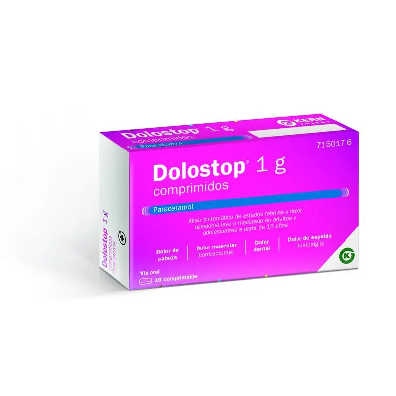 Dolostop 1 gr, 10 Comprimidos