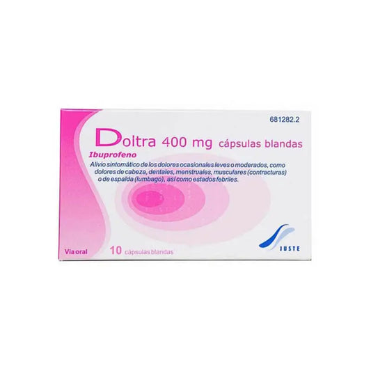 Doltra 400 mg 10 Cápsulas Blandas