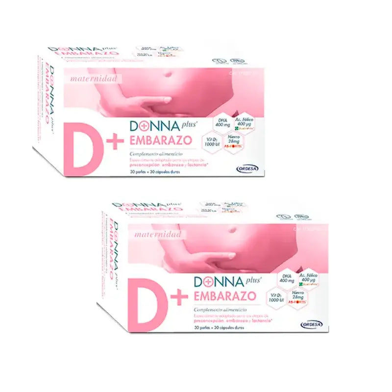 DonnaPlus Embarazo Pack 2 x 30 + 30