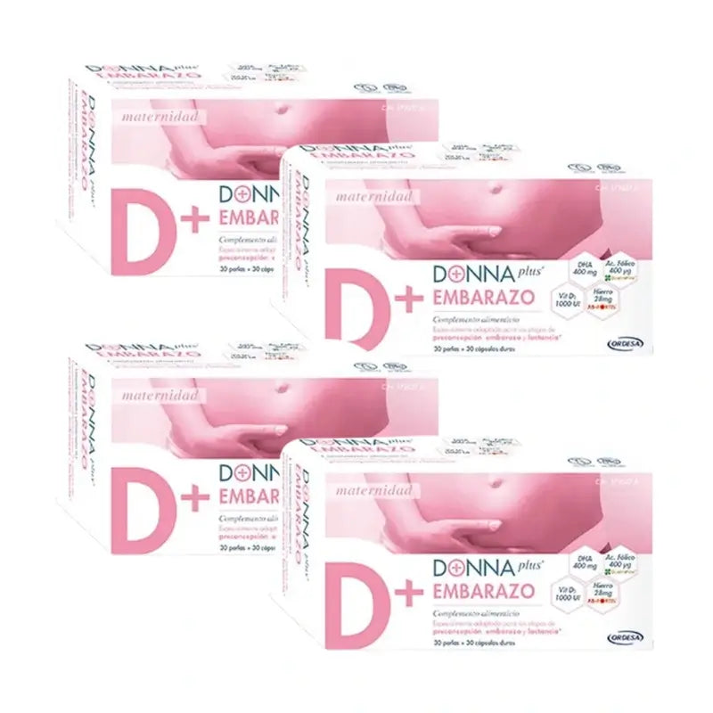 DonnaPlus Embarazo Pack 4 x 30 + 30