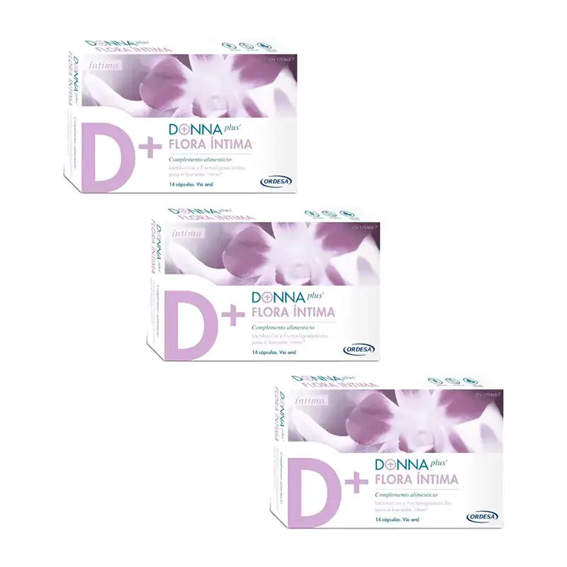 Donnaplus Flora Intima Pack 3 x 14 cápsulas