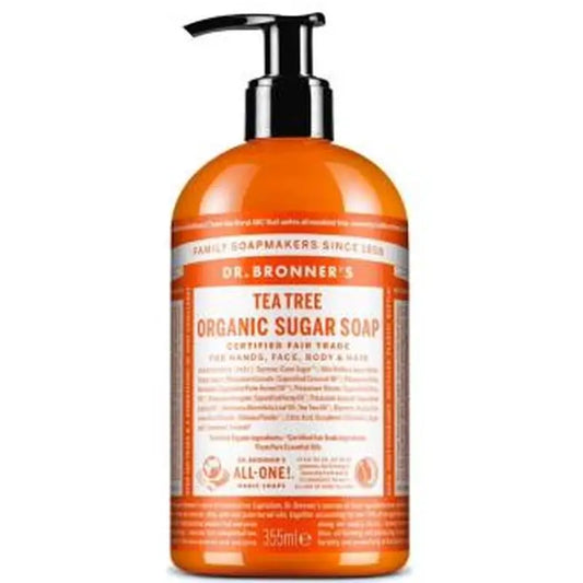 Dr. Bronner´S Jabon De Azucar Arbol Del Te 355Ml.