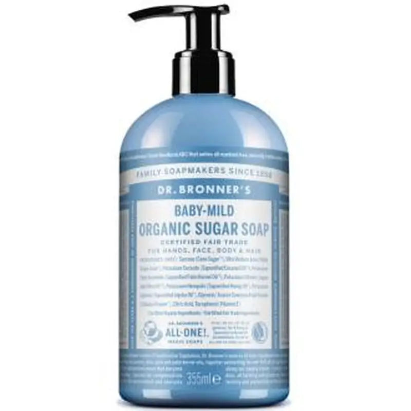 Dr. Bronner´S Jabon De Azucar Bebe Neutral 355Ml.