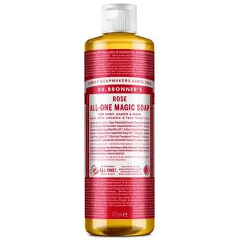 Dr. Bronner´S Jabon Liquido Rosas 475Ml.