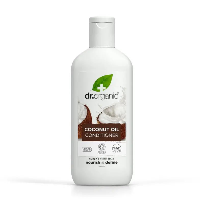 Dr.Organic Aceite De Coco Acondicionador Cabello Grueso O Rizado, 265 ml