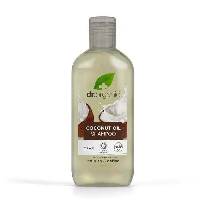 Dr.Organic Aceite De Coco Champú Cabello Grueso O Rizado, 265 ml