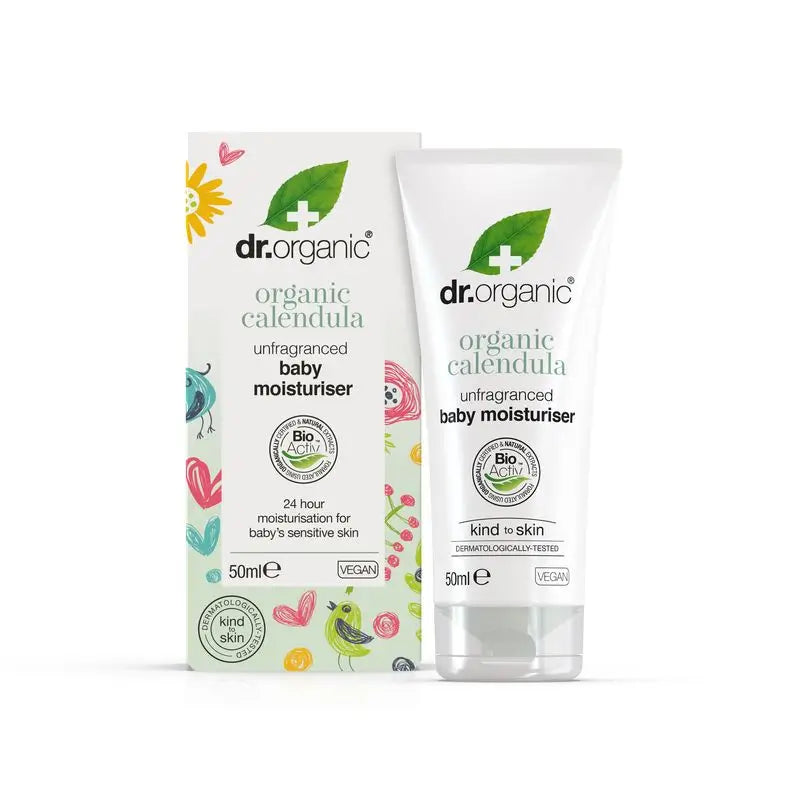 Dr. Organic Crema Hidratante De Calendula Para Bebe 50Ml.