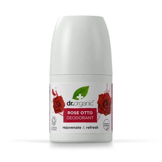 Dr.Organic Rosa Damascena Desodorante Piel Madura, 50 ml