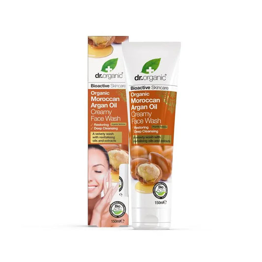 Dr. Organic Limpiador Facial Piel Normal-Seca Argan 150Ml