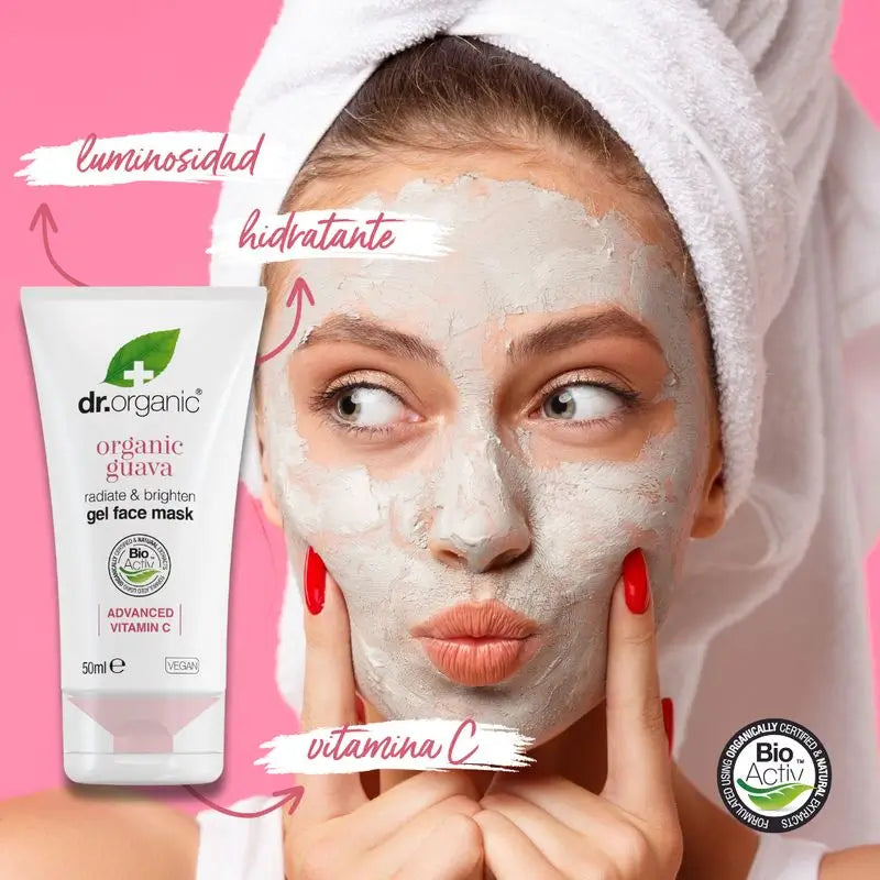 Dr. Organic Mascarilla Facial Guayaba 50Ml.