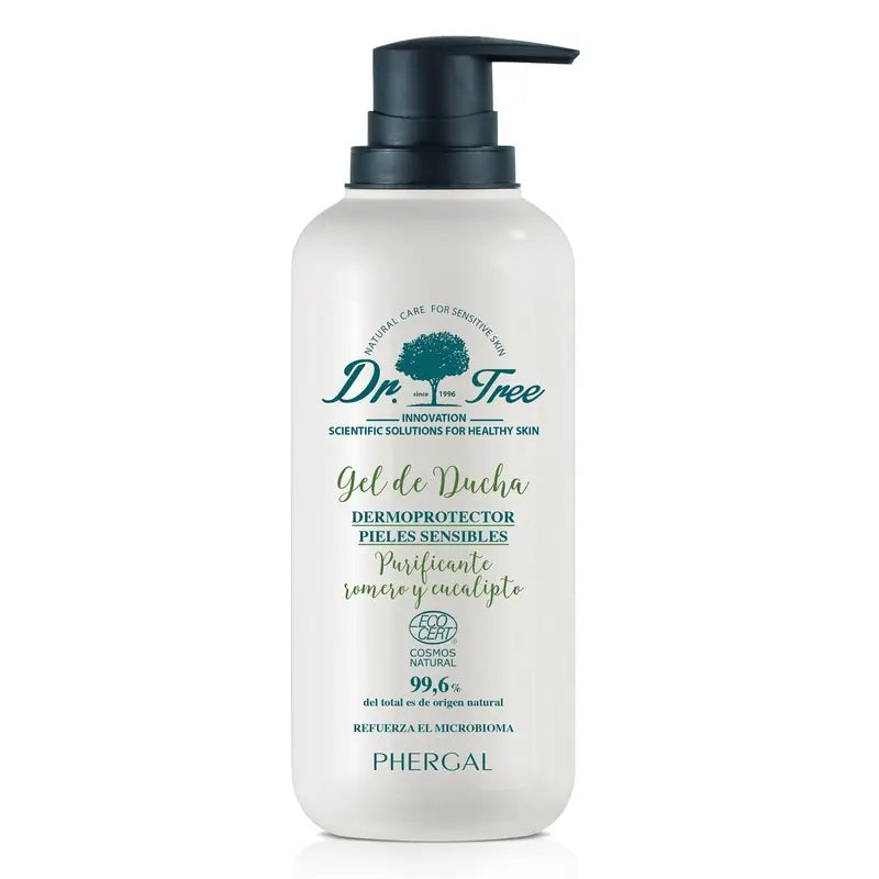 Dr. Tree Gel De Ducha Romero Natural Purificante Piel Sensible 500Ml