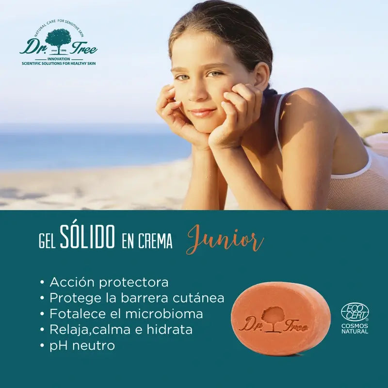 Dr. Tree Gel Solido Natural Junior Piel Sensible