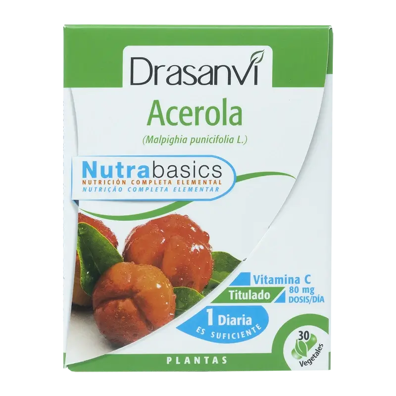 Drasanvi Acerola Nutrabasicos , 30 cápsulas