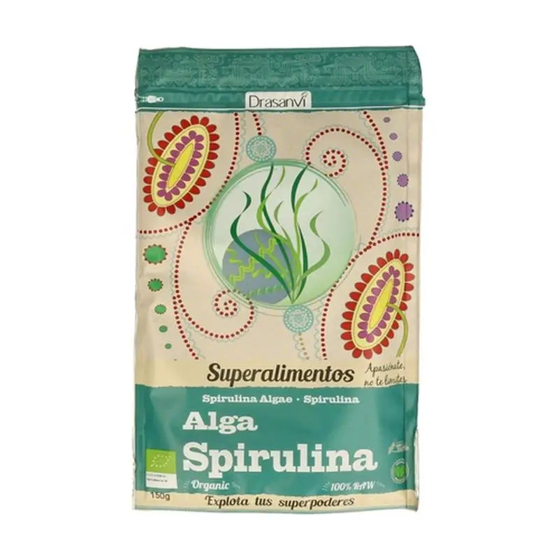 Drasanvi Alga Spirulina Superalimentos Bio 150Gr. Doypack