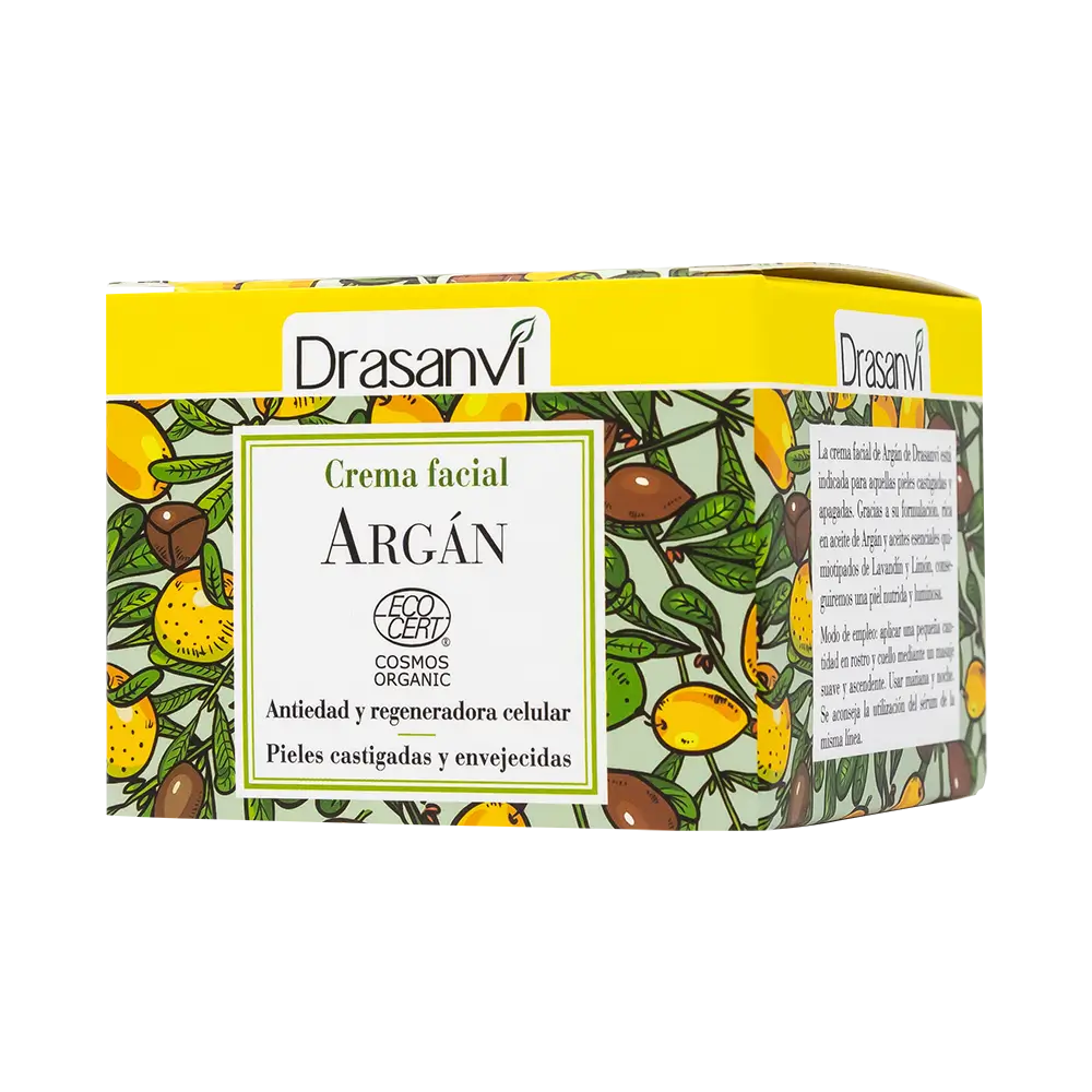 Drasanvi Crema Facial Argan Ecocert Bio , 50 ml