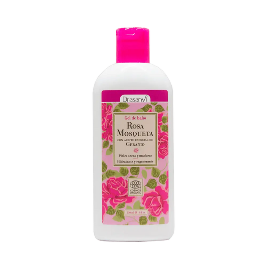 Drasanvi Gel Baño Rosa Mosqueta Ecocert Bio , 250 ml