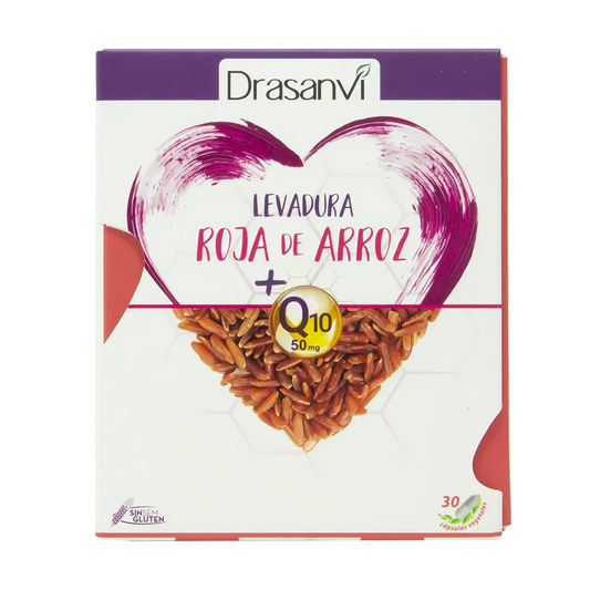 Drasanvi Levadura Arroz Rojo (2,9 Mg Monacolina K) Coenzima Q10 , 30 cápsulas